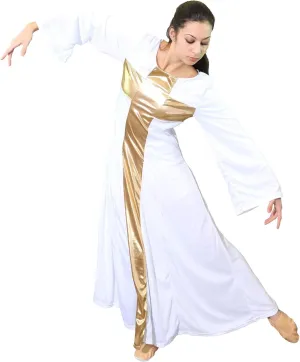 Danzcue Womens Praise Cross Long Dress