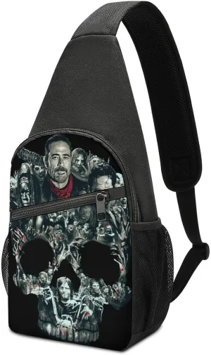 Daryl Dixon-Chapel Roan Multi-Functional Crossbody Bag With Storage Pockets And Anti-Loss Key Strap, Adjustable For Chest Shoulder One Size