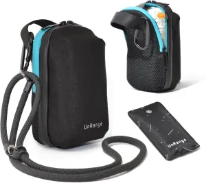 Diabetic Supply Bag Mini - Medicine Travel Bag for Diabetic Supplies with Insulin Cooler Pocket (Black)
