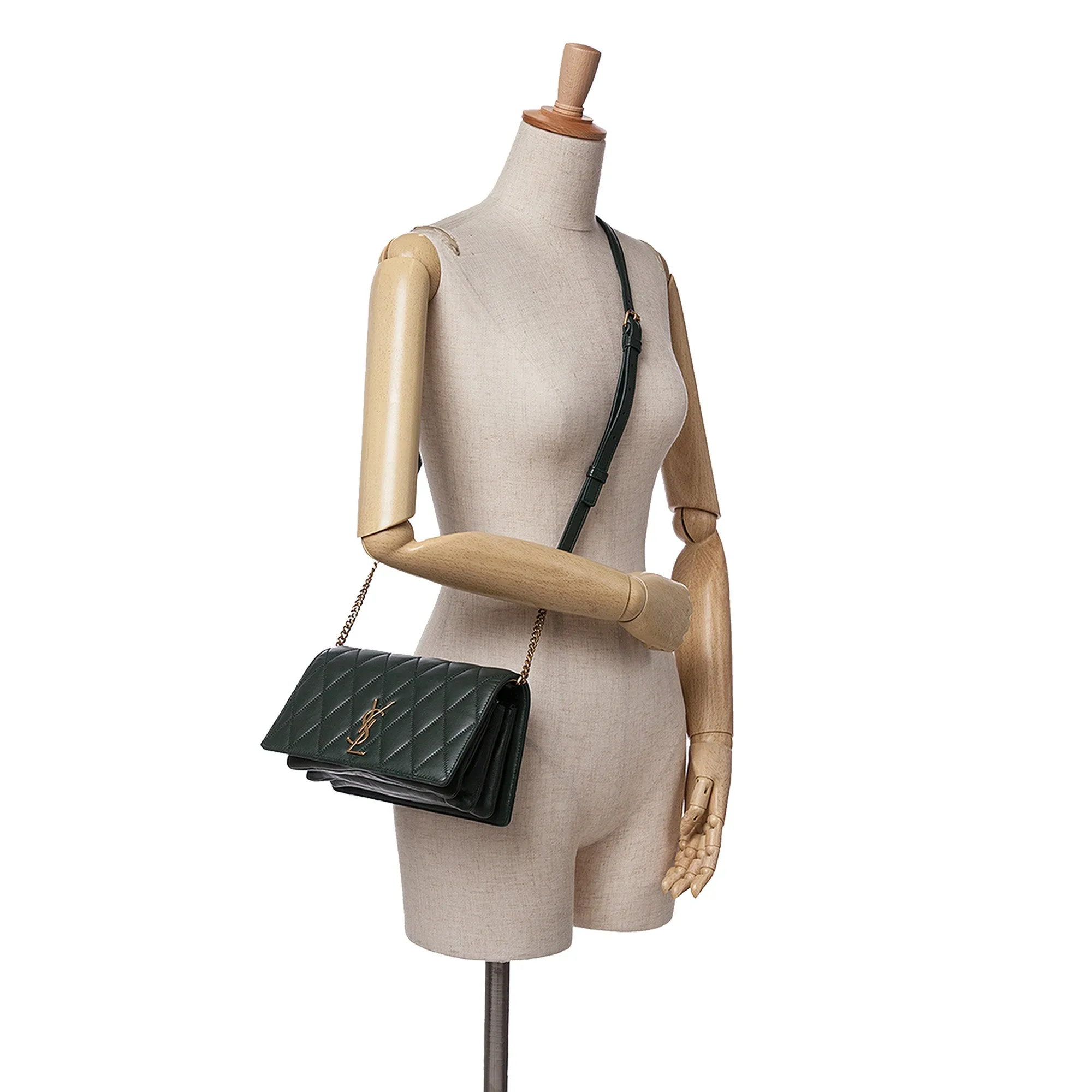 Diamond Quilted Lambskin Angie Chain Bag
