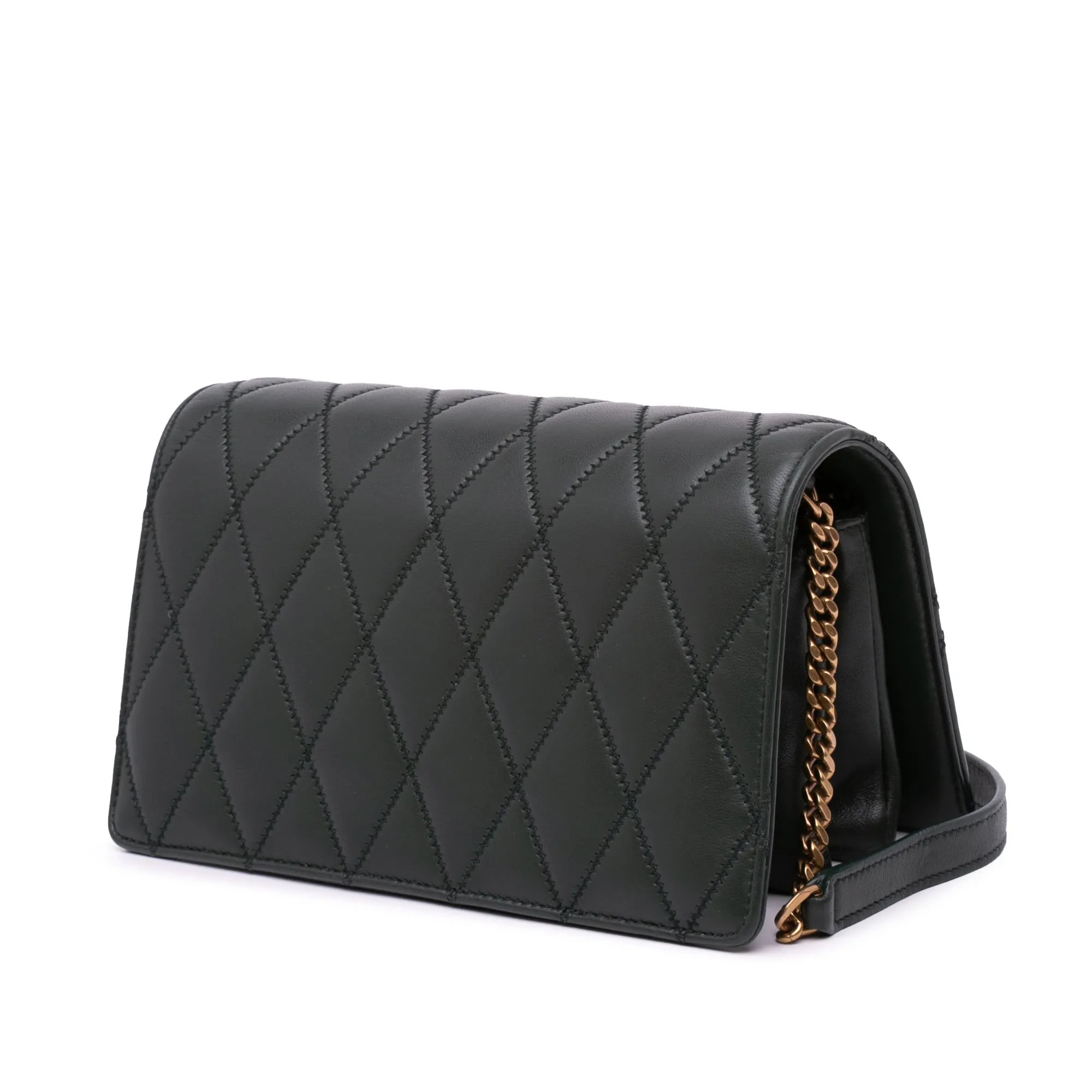 Diamond Quilted Lambskin Angie Chain Bag
