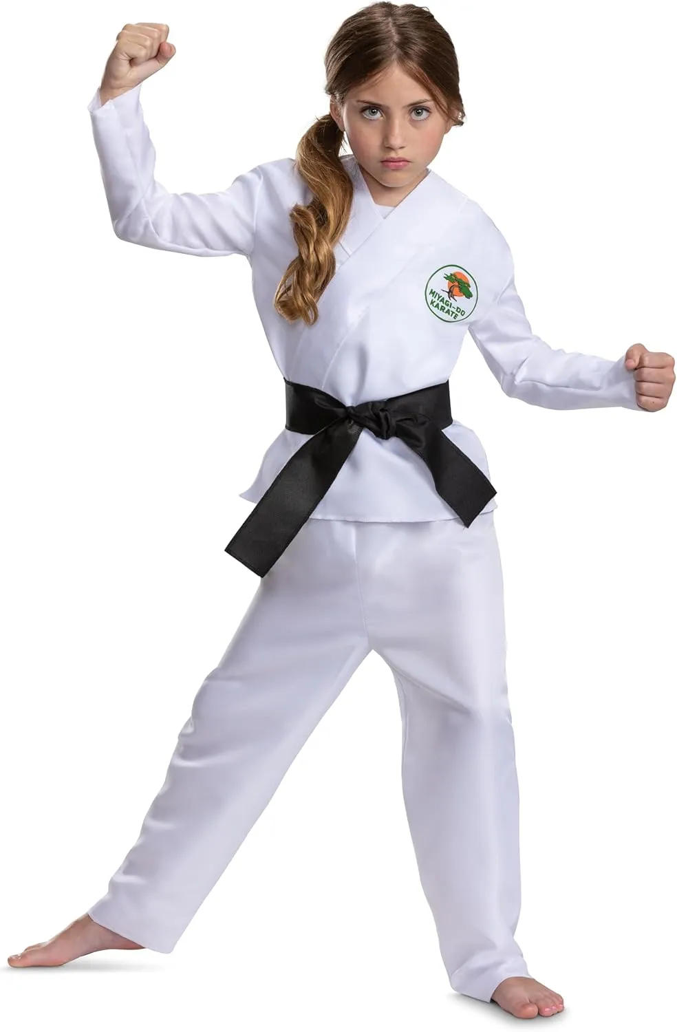 Disguise Boys Cobra Kai Miyagi Do Kids Costume, Official Cobra Kai Costume Gi With Belt and Pants