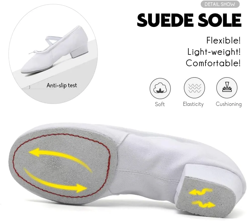 DKZSYIM Womens Latin Dance Shoes Close Toe Beginner Ballroom Dance Practice Shoes,Model 101