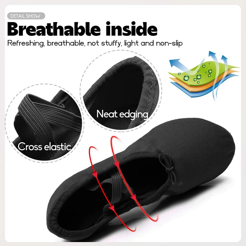 DKZSYIM Womens Latin Dance Shoes Close Toe Beginner Ballroom Dance Practice Shoes,Model 101