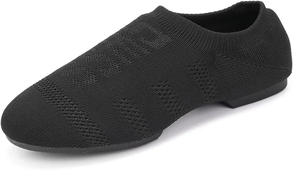 DKZSYIM Womens Latin Dance Shoes Close Toe Beginner Ballroom Dance Practice Shoes,Model 101