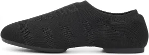 DKZSYIM Womens Latin Dance Shoes Close Toe Beginner Ballroom Dance Practice Shoes,Model 101