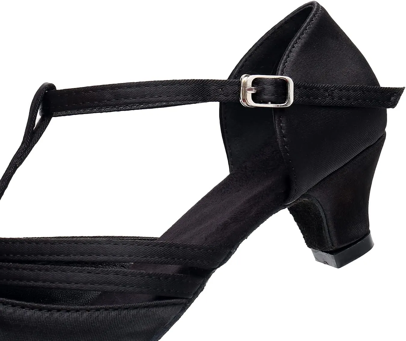 DKZSYIM Women's Satin Latin Dance Shoes Professional Ballroom Salsa Practice Performance Dancing Shoes,Model XGG-Women