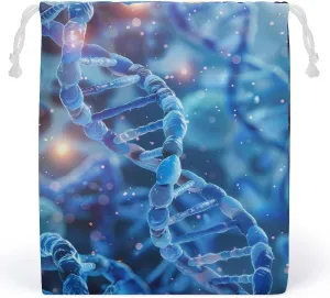 DNA Cell Scientific Drawstring Storage Bag Small String Bag Makeup Bag for Home Travel 20 * 25cm