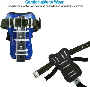 DNYSYSJ Climbing Spike, Adjustable Tree Climbing Gear with Extra Multi-Functional Straps Climbing Tool Non-Slip for Climbing, Sports, Working