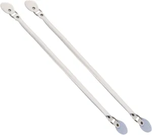 DOITOOL 1 Pair Leather Handbag Handles Durable Tote Bag Replacement Straps for DIY Sewing Thicken Design Fashionable Pouch Accessories White Beige for Women