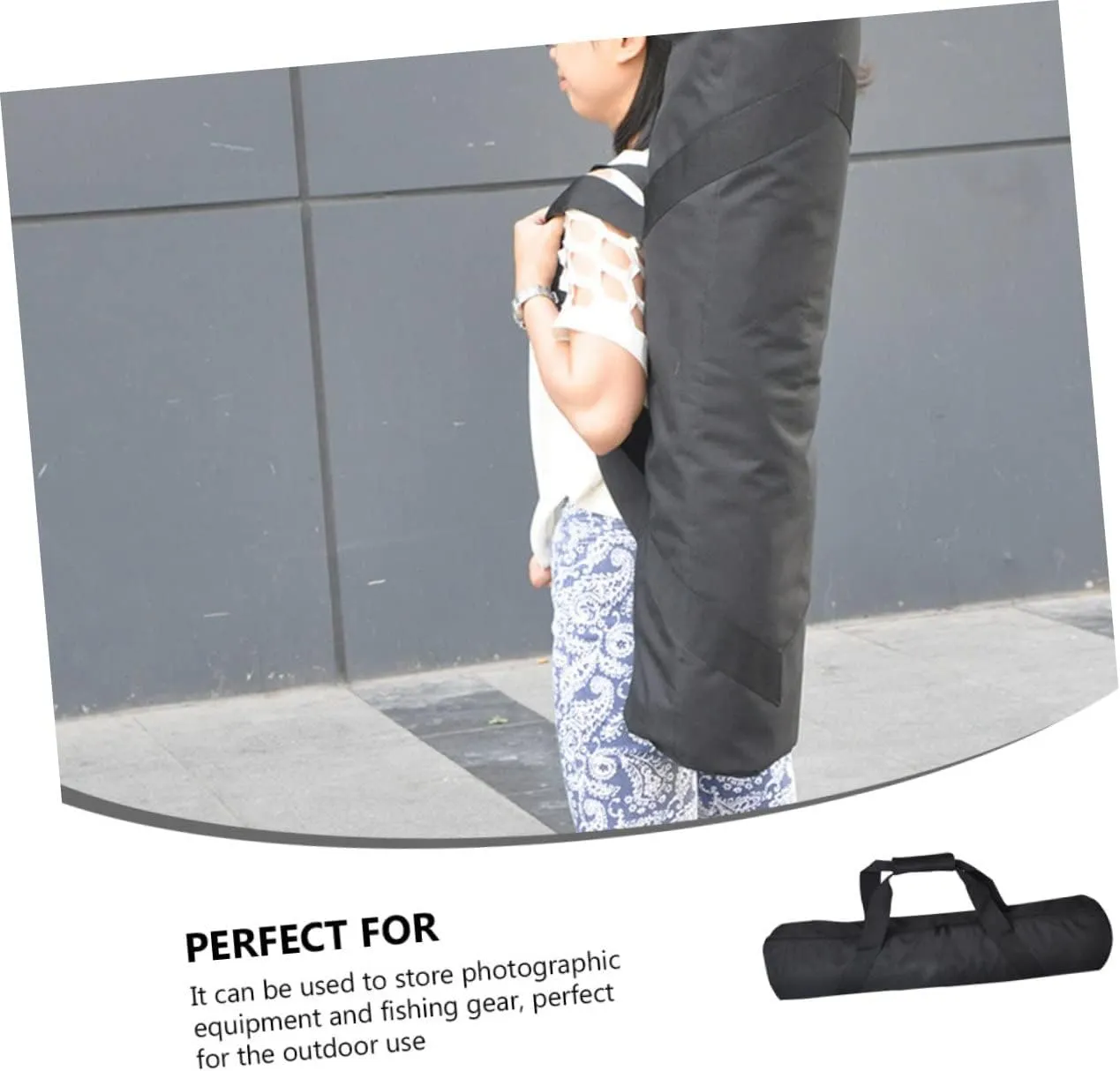 DOITOOL Portable Camera Bag for Tripod Oxford Fabric Storage Container Photography Accessory Bag Shoulder Strap