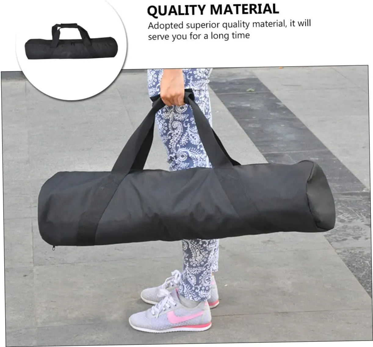 DOITOOL Portable Camera Bag for Tripod Oxford Fabric Storage Container Photography Accessory Bag Shoulder Strap