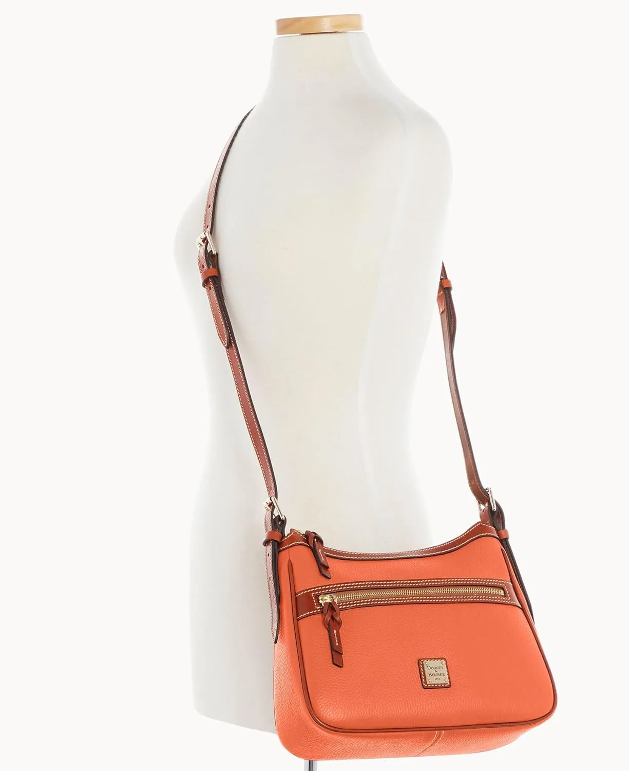 Dooney & Bourke Crossbody Bags for Women, Presley Pebble Grain Leather Crossbody Handbag with Adjustable Shoulder Strap