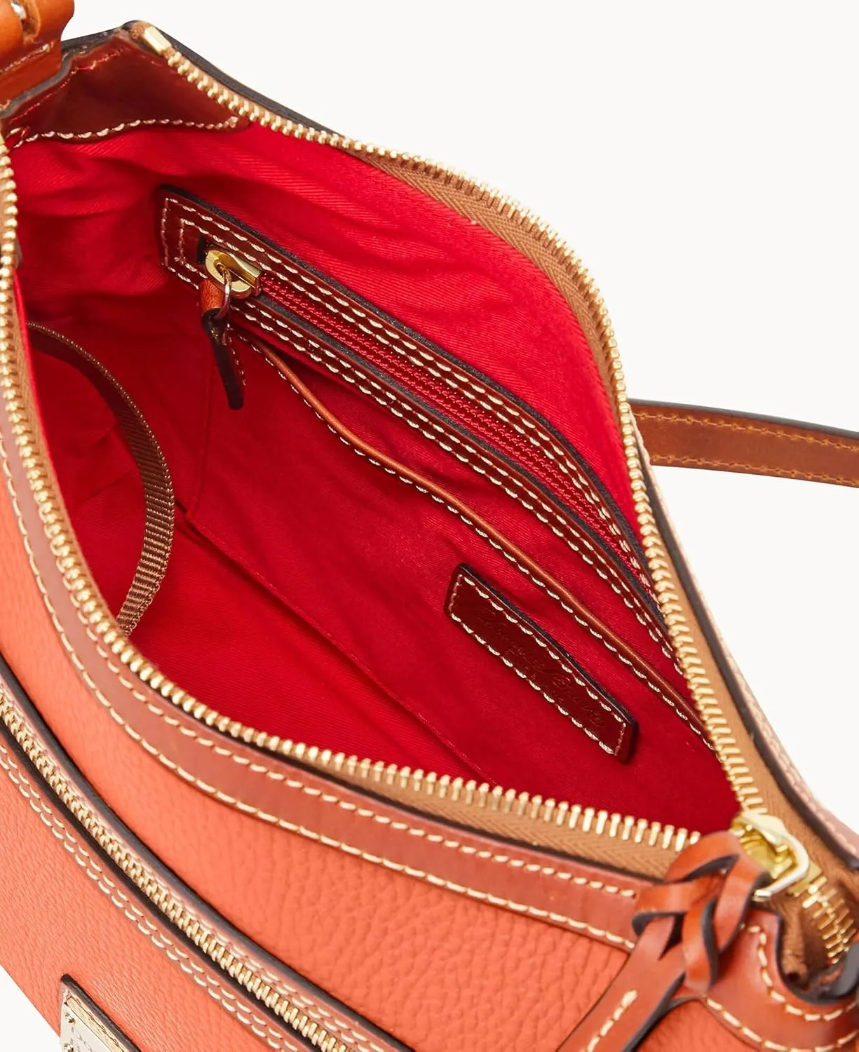 Dooney & Bourke Crossbody Bags for Women, Presley Pebble Grain Leather Crossbody Handbag with Adjustable Shoulder Strap