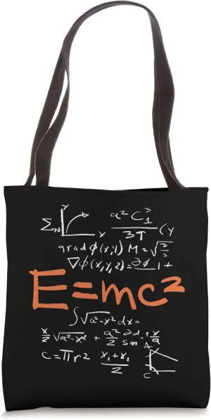 E = mc2 energy mass equivalent formula physics gifts formula Tote Bag