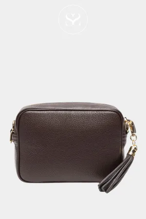 ELIE BEAUMONT - CROSSBODY BAG - CHOCOLATE