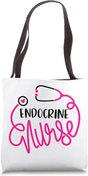 Endocrinology Nursing Department RN Cute Endocrine Nurse Tote Bag