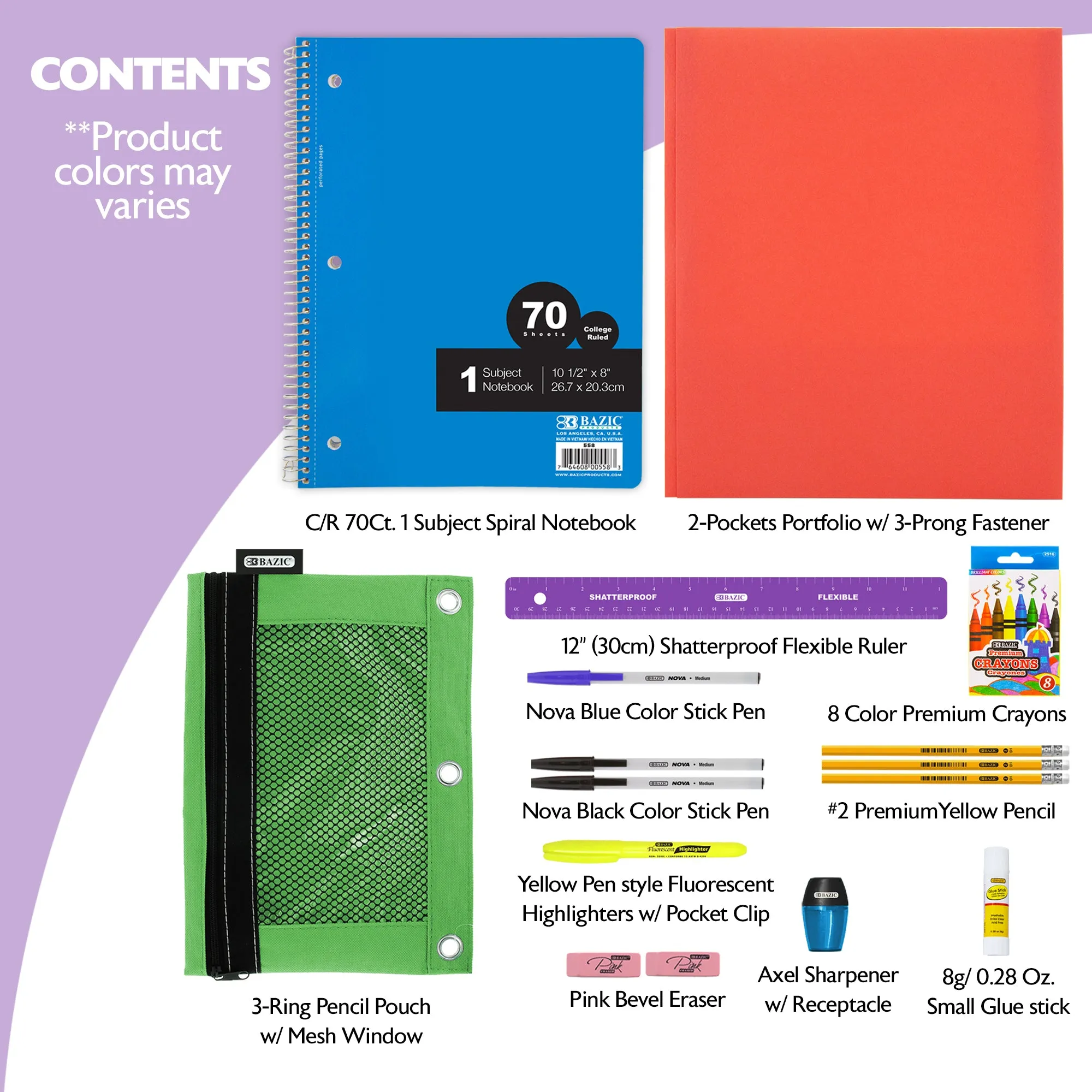 Essential School Kit 23 Count