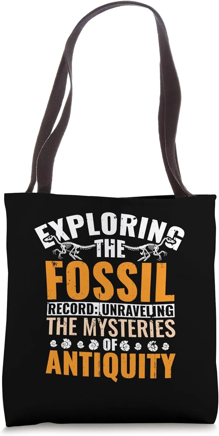 Exploring the fossil - Dinosaur Paleontologist Tote Bag