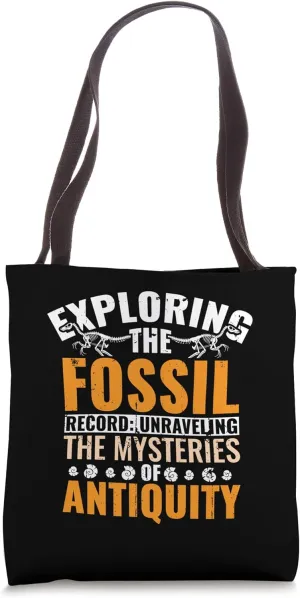 Exploring the fossil - Dinosaur Paleontologist Tote Bag