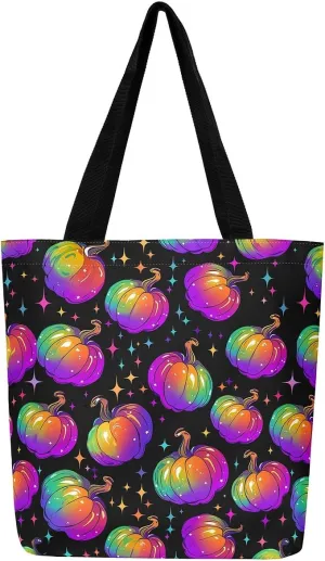 Fall Gnome Canvas Tote Bag Maple Leaves Sunflower Sandproof Beach Bag,Thanksgiving Pumpkin Handbag for Women