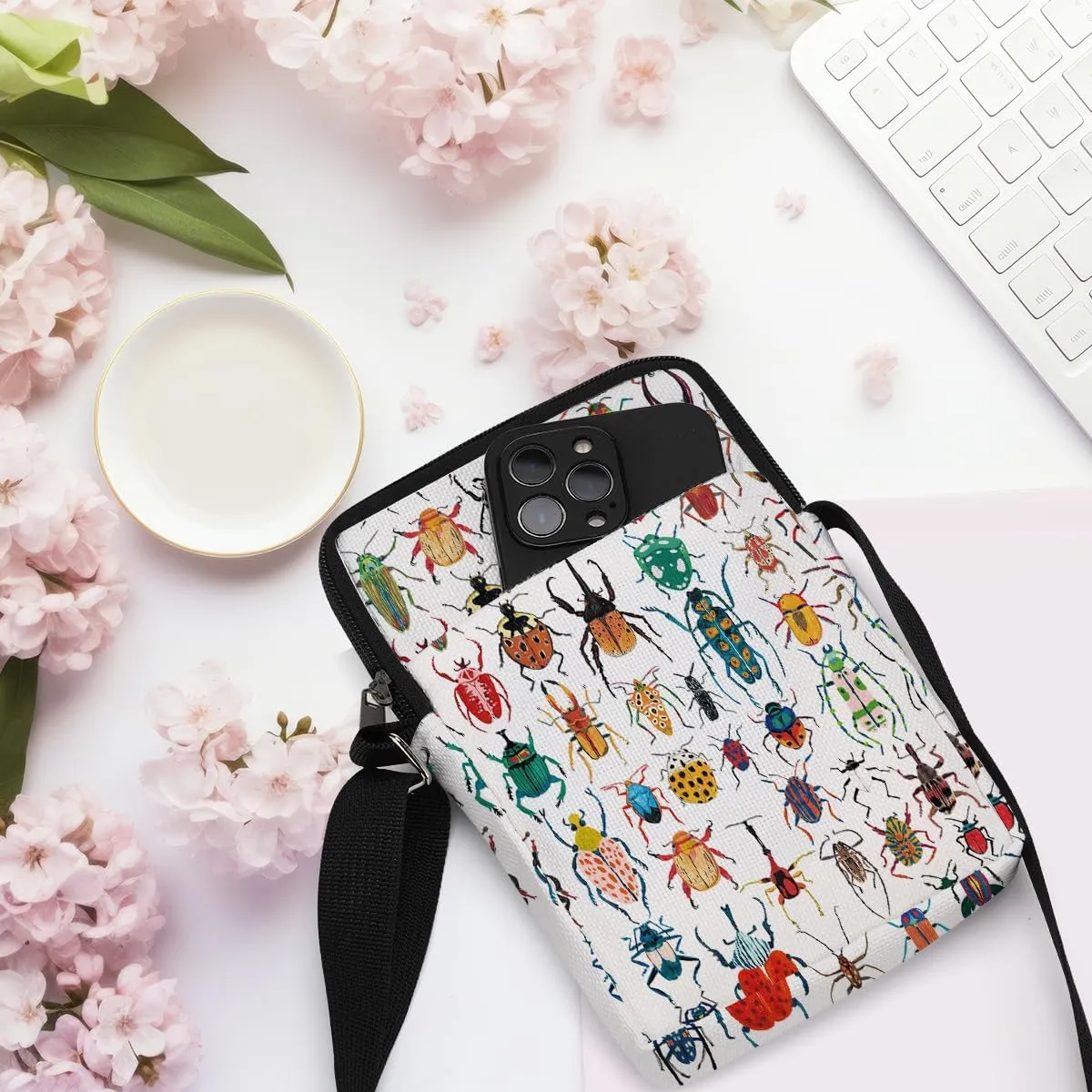 Fantasy Novel Cross Body Bag Magic Mouse Wizard Stuff Phone Bag Book Lovers Gifts Preppy Anime Shoulder Bag