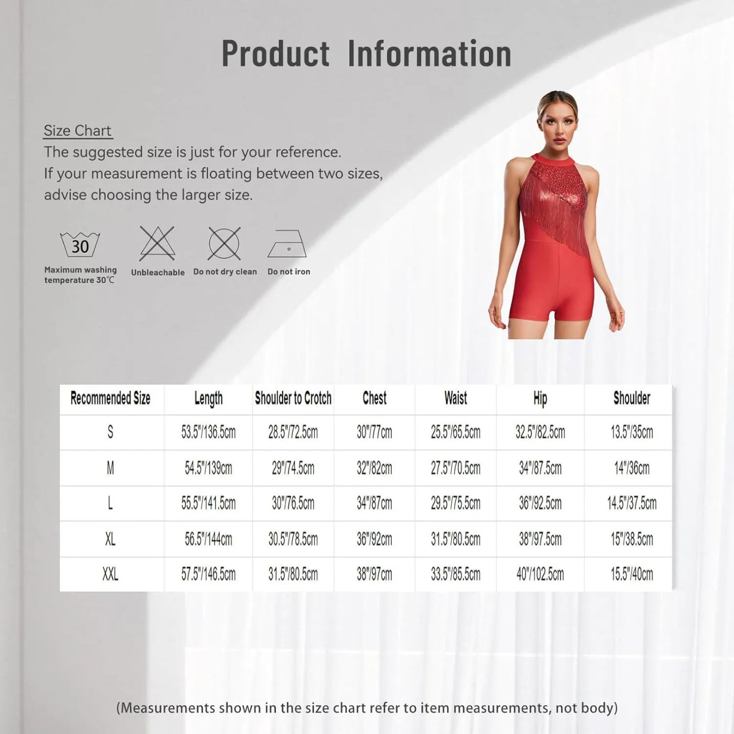 FEESHOW Women's Sparkly Sequin Latin Dance Leotard Tassel Short Rompers Rumba Samba Ballroom Dance Costume