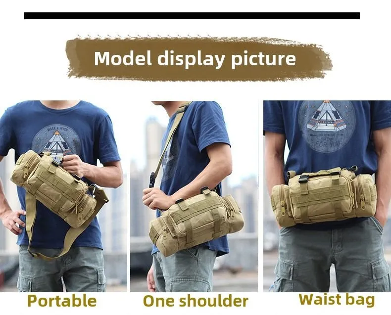 FieldSight Tactical Camera & Gear Sling – Waterproof Multi-Storage Bag