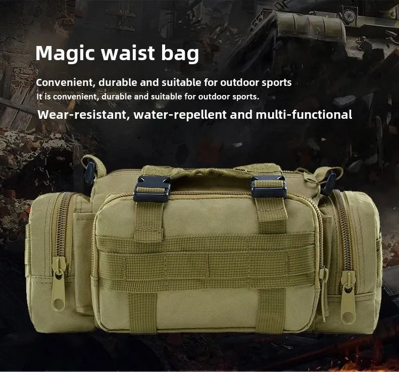 FieldSight Tactical Camera & Gear Sling – Waterproof Multi-Storage Bag