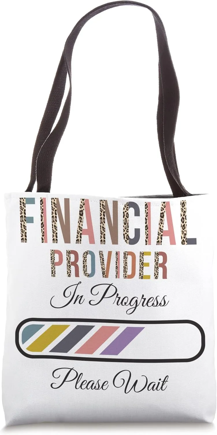 Financial provider In Progress Please Wait, Future Financial Tote Bag