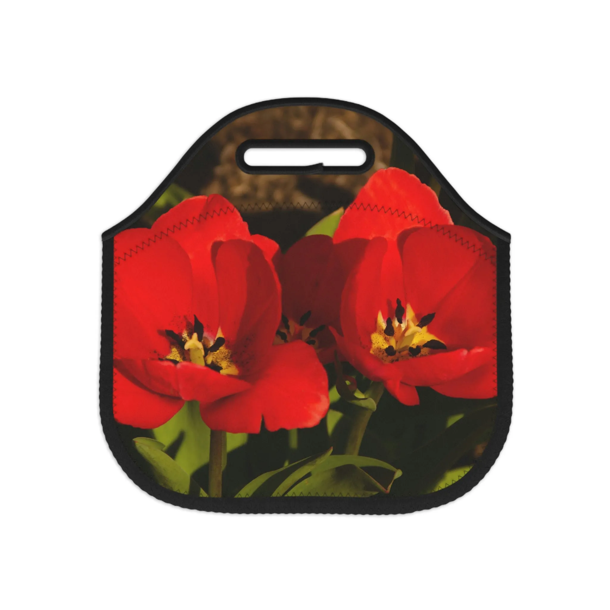 Flowers 06 Neoprene Lunch Bag