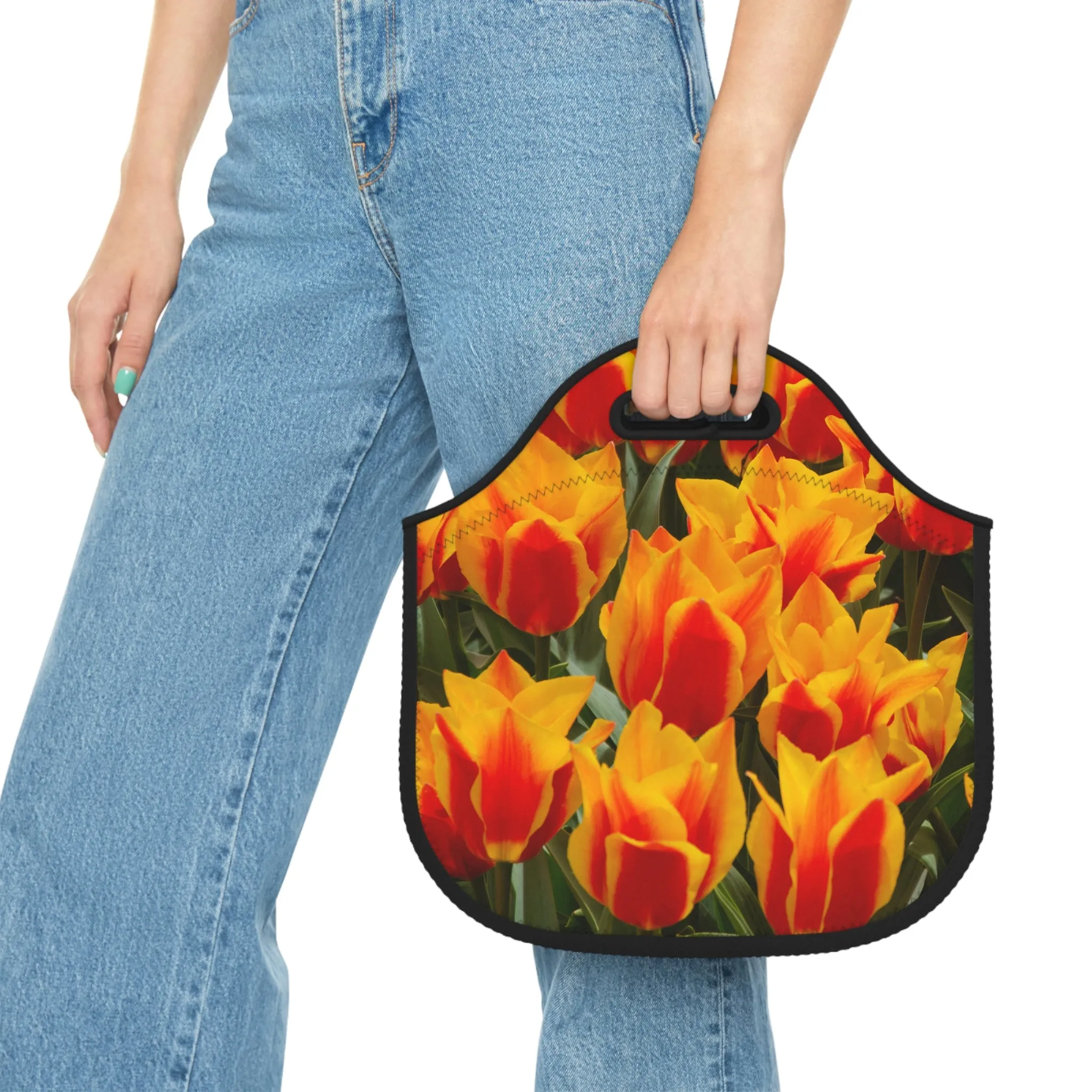 Flowers 18 Neoprene Lunch Bag