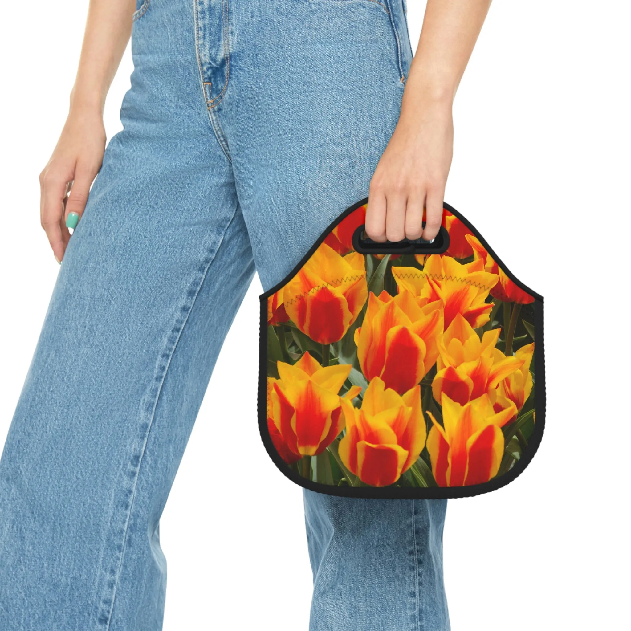 Flowers 18 Neoprene Lunch Bag