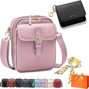 Forcipower Crossbody Leather Bag, Collaboraten1 Crossbody Leather Bag, Anti-Theft Vintage Shoulder Bag Purse