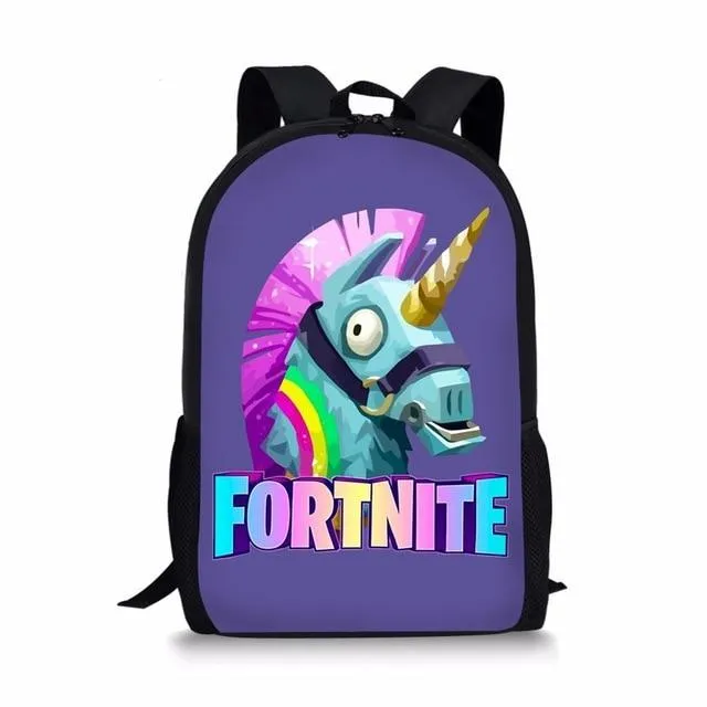 Fortnite Games Pattern School Backpack for Girls Boys on SALE