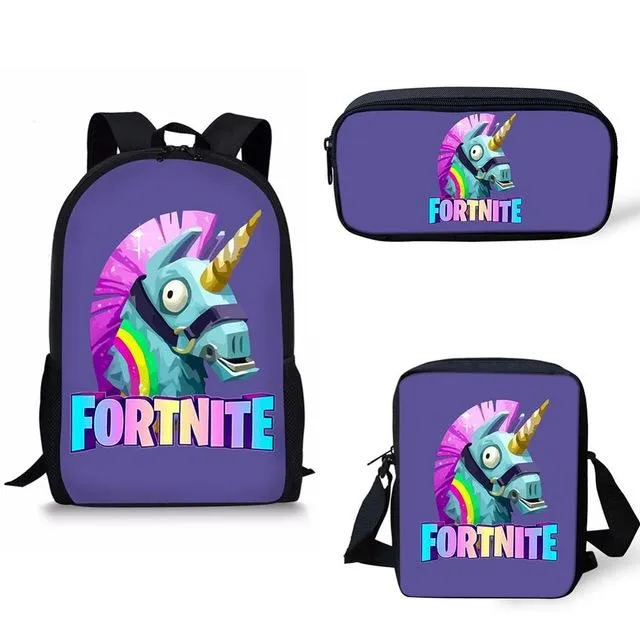 Fortnite Games Pattern School Backpack for Girls Boys on SALE