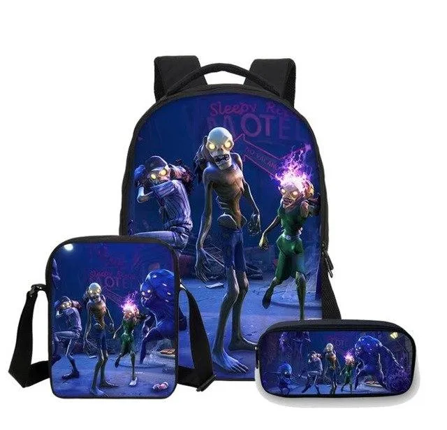 Fortnite Games Pattern School Backpack for Girls Boys on SALE
