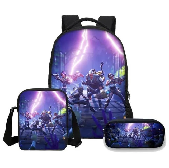 Fortnite Games Pattern School Backpack for Girls Boys on SALE