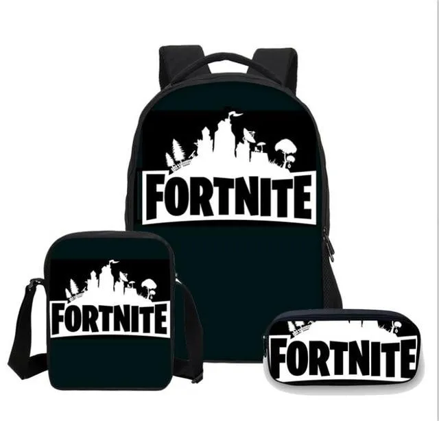 Fortnite Games Pattern School Backpack for Girls Boys on SALE