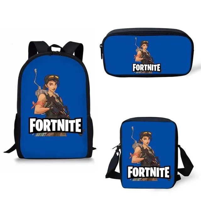 Fortnite Games Pattern School Backpack for Girls Boys on SALE