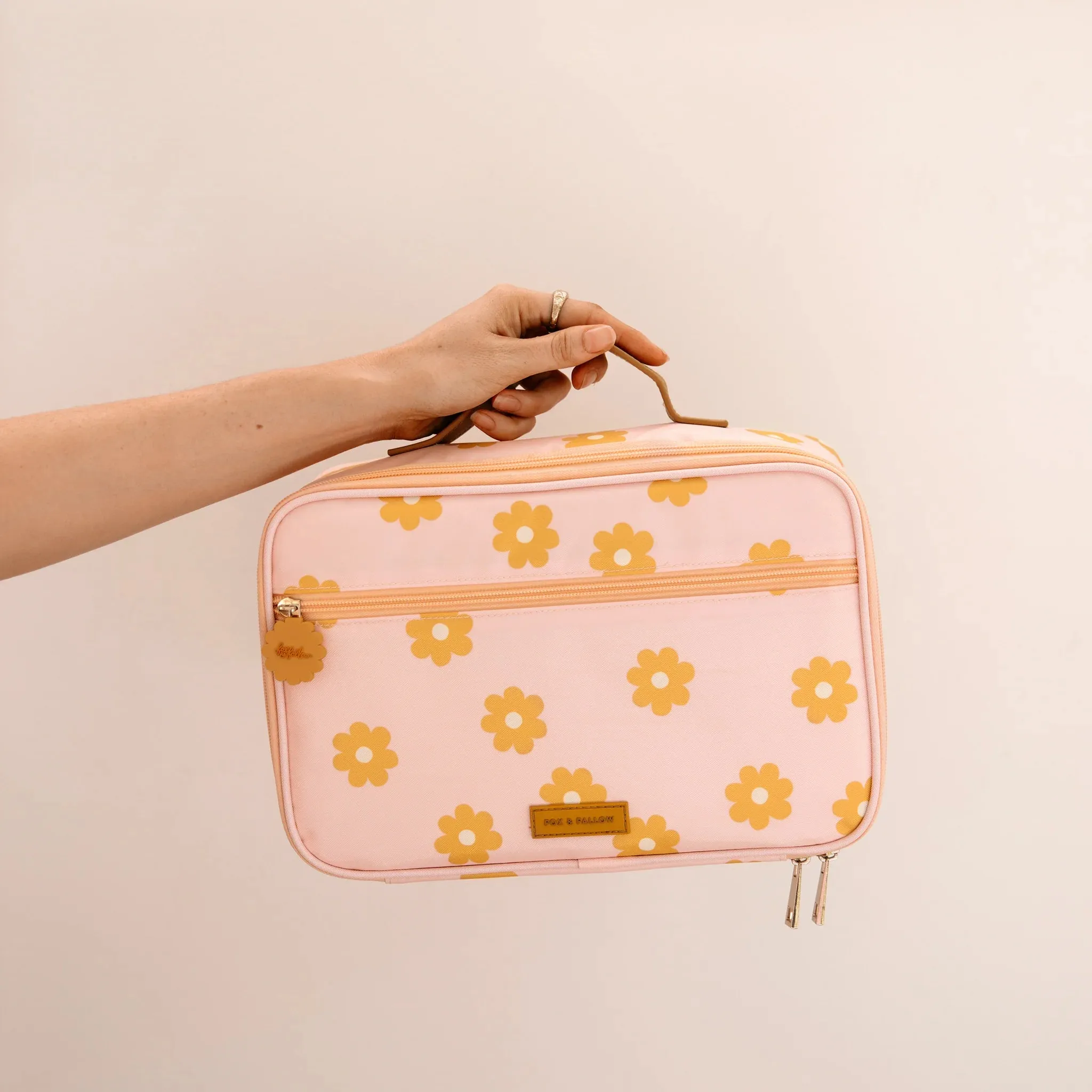 Fox & Fallow Insulated Lunch Bag - LARGE - Daisy Chain
