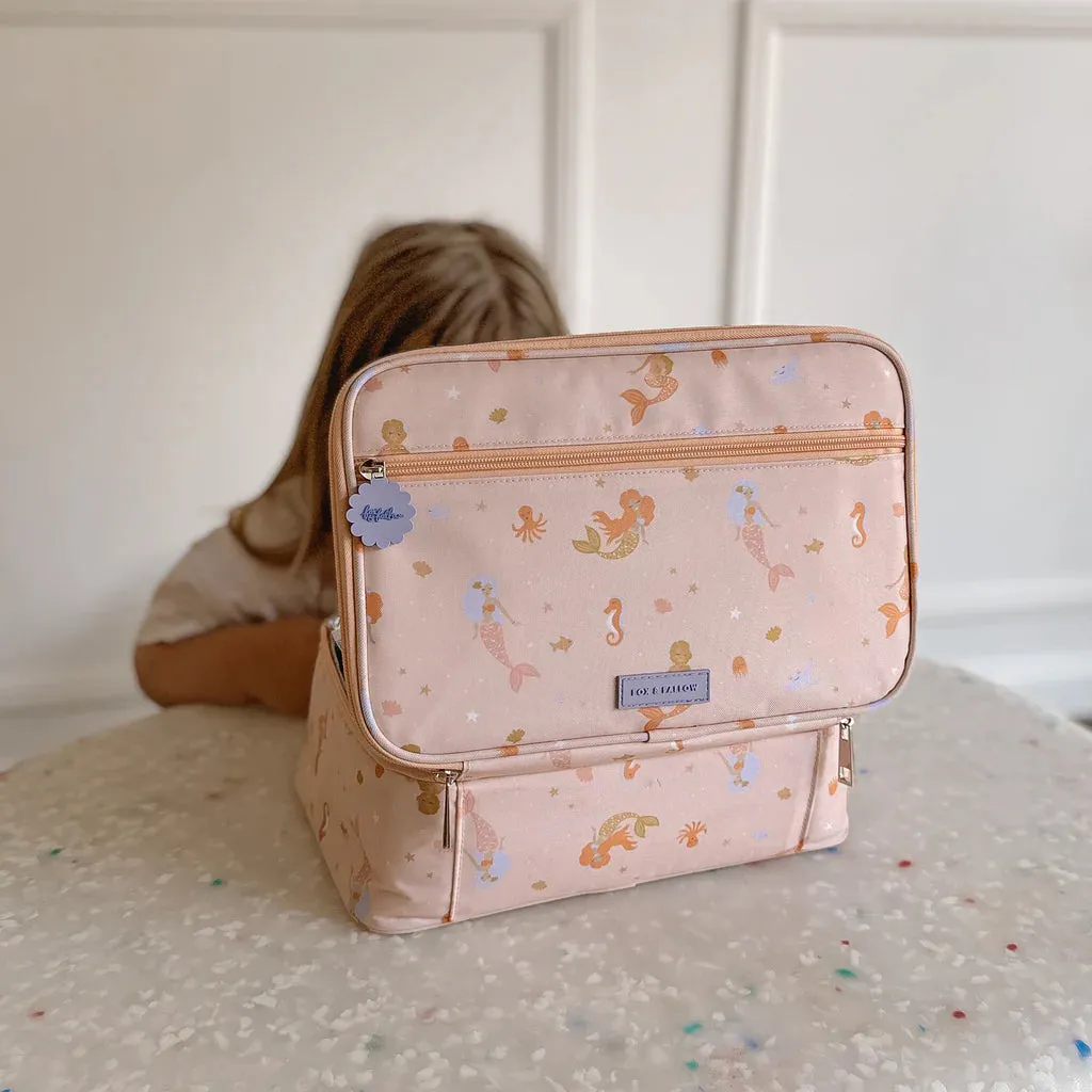 Fox & Fallow Insulated Lunch Bag - LARGE - Mermaids