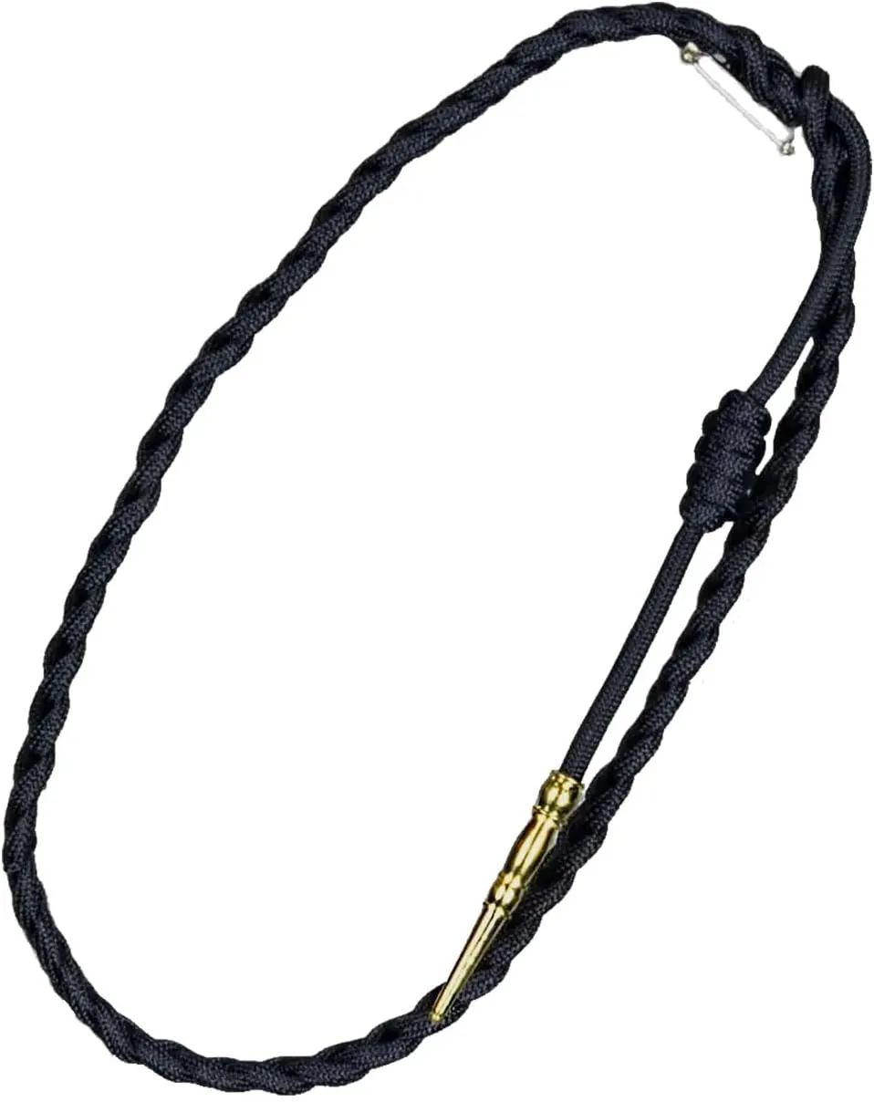 French Single One Color Shoulder Cord with Nickel Tip
