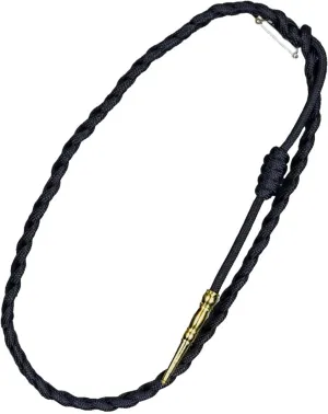 French Single One Color Shoulder Cord with Nickel Tip