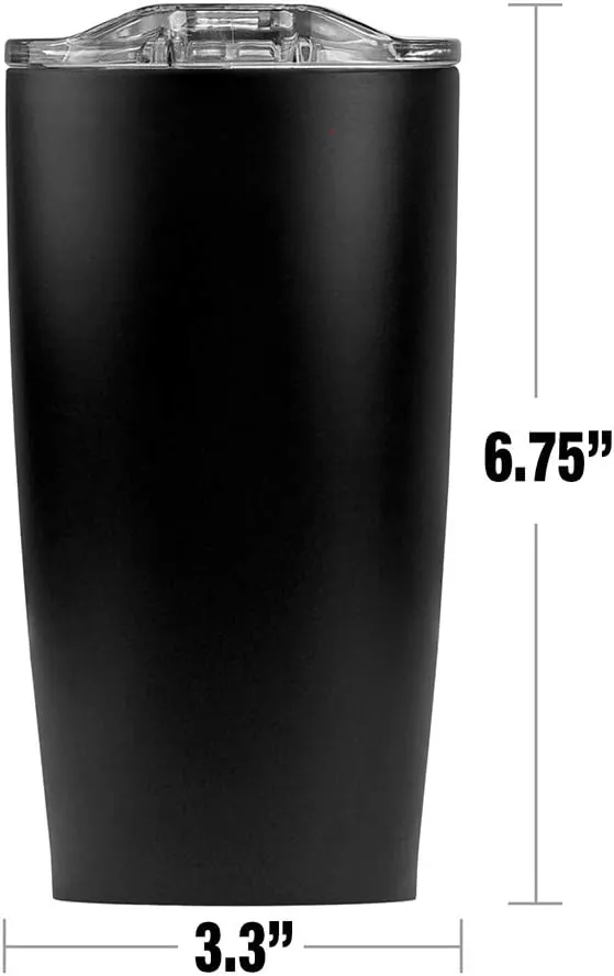Friends Central Perk Coffee Logo Stainless Steel Tumbler 20 oz Coffee Travel Mug/Cup, Vacuum Insulated & Double Wall with Leakproof Sliding Lid