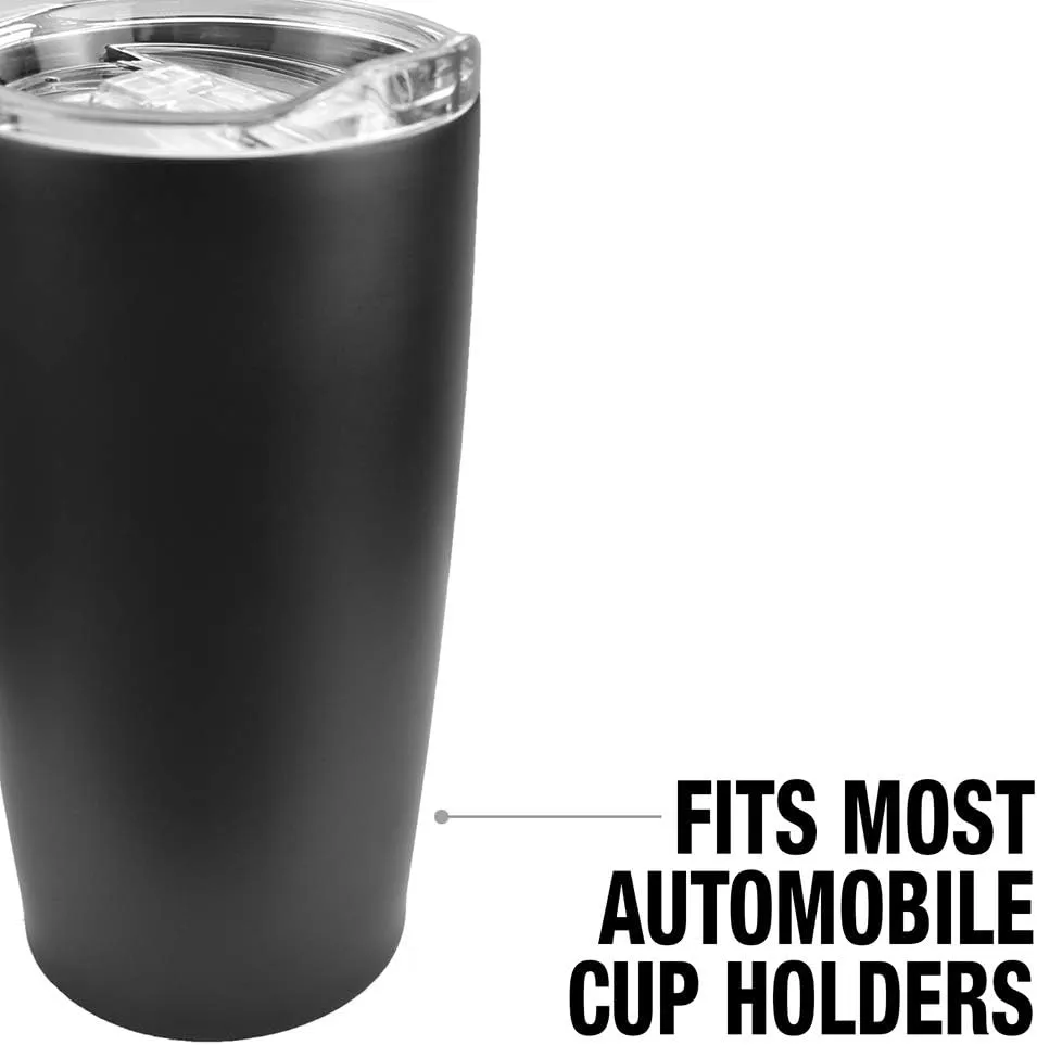 Friends Central Perk Coffee Logo Stainless Steel Tumbler 20 oz Coffee Travel Mug/Cup, Vacuum Insulated & Double Wall with Leakproof Sliding Lid