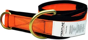 Frontline MPS06 Premium Cross Arm Strap with Reinforced Webbing 6 ' | Beam Anchorage Straps | D-Ring at Both Ends | ANSI & OSHA Compliant | High-Tenacity Polyester Webbing and Alloy Steel D-Ring