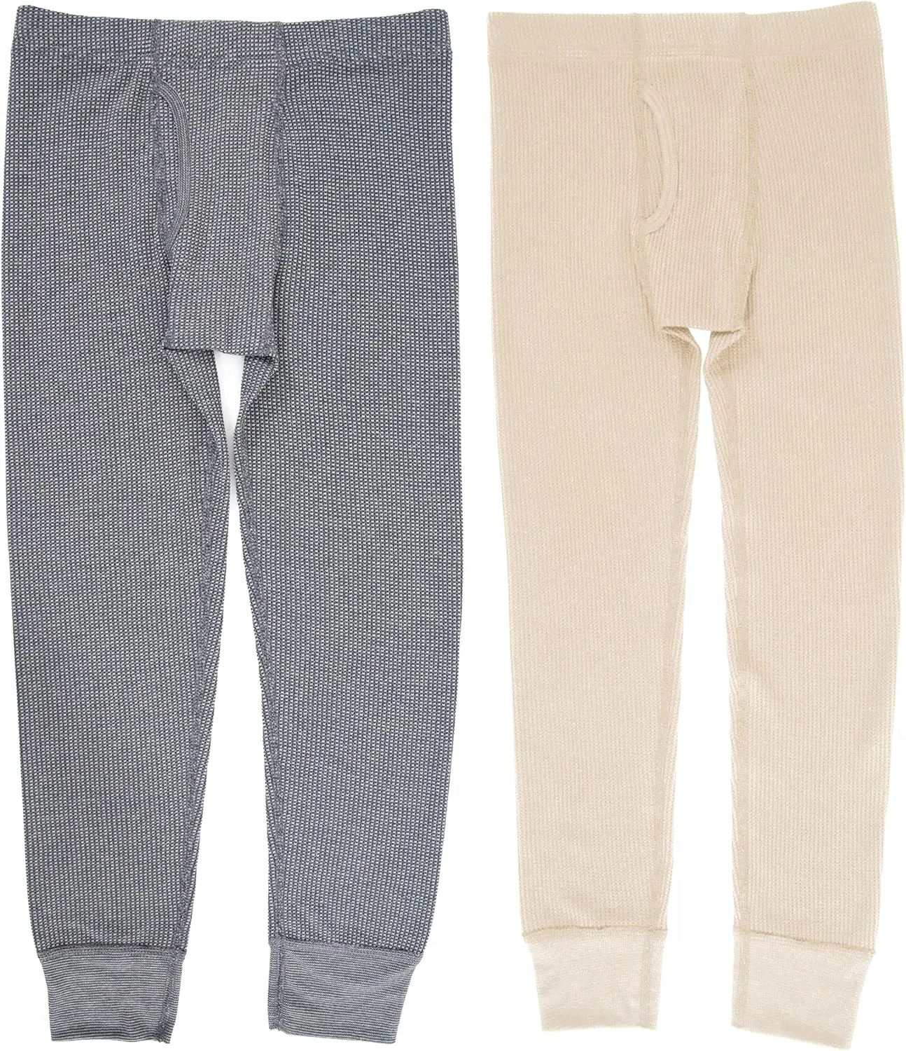 Fruit of the Loom Boys' Premium 2-Pack Thermal Waffle Bottom