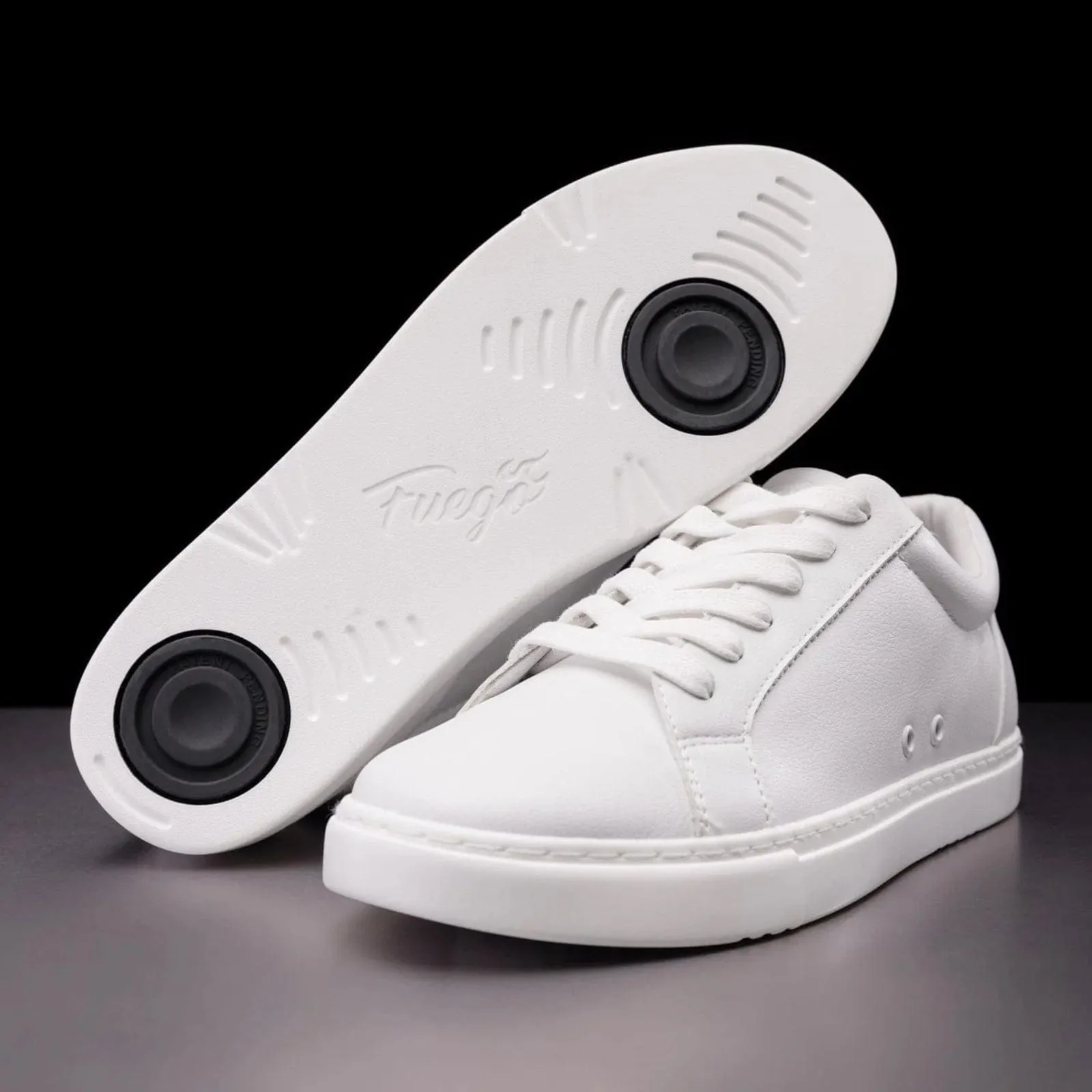 Fuego Adult Low-Top Dance Sneakers - White