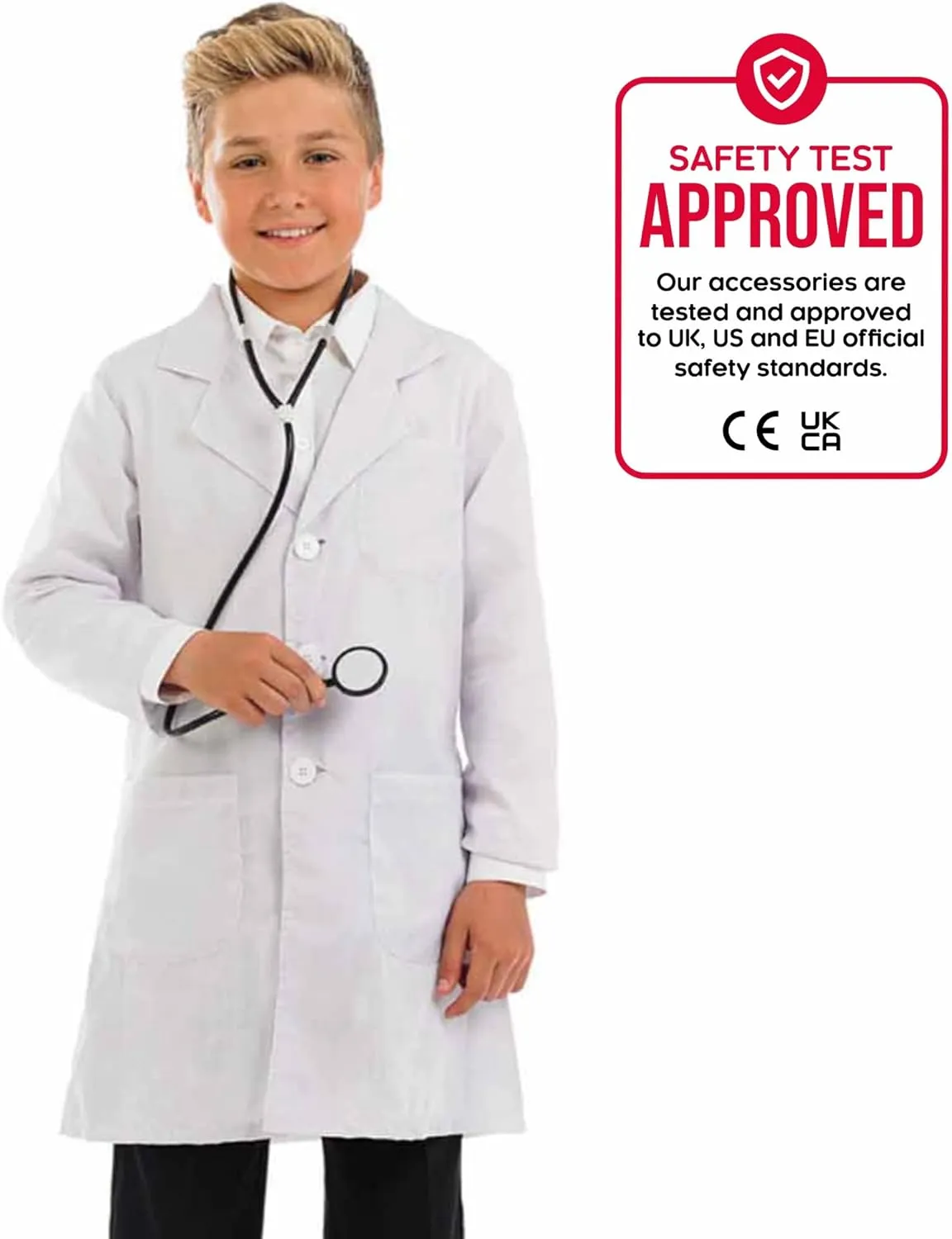 fun shack Doctor Costume for Kids, Kids Doctor Costume, Kids Doctor Outfit, Kids Doctor Halloween Costume, Kids Doctor Coat